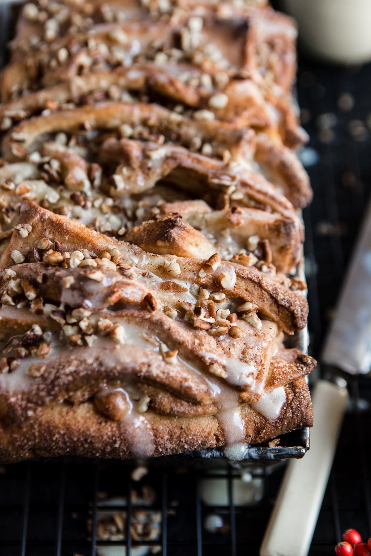 Cinnamon Pecan Pull Apart Bread 10